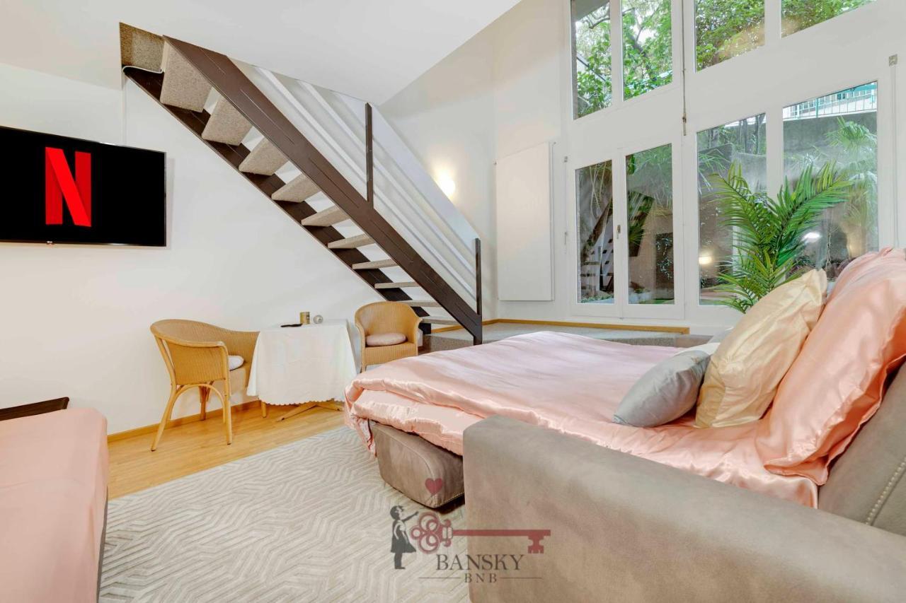 Duplex Loft In Lugano Center With Garden, Wi-Fi -By Easylife Swiss Apartment Luaran gambar