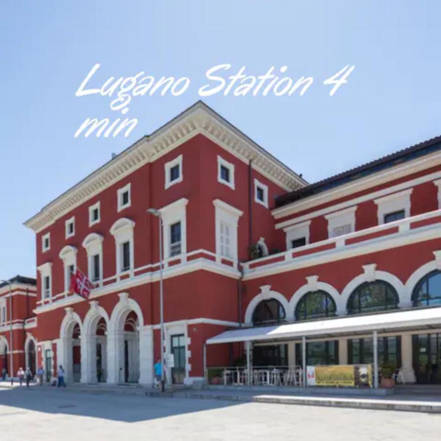 Duplex Loft In Lugano Center With Garden, Wi-Fi -By Easylife Swiss Apartment Luaran gambar