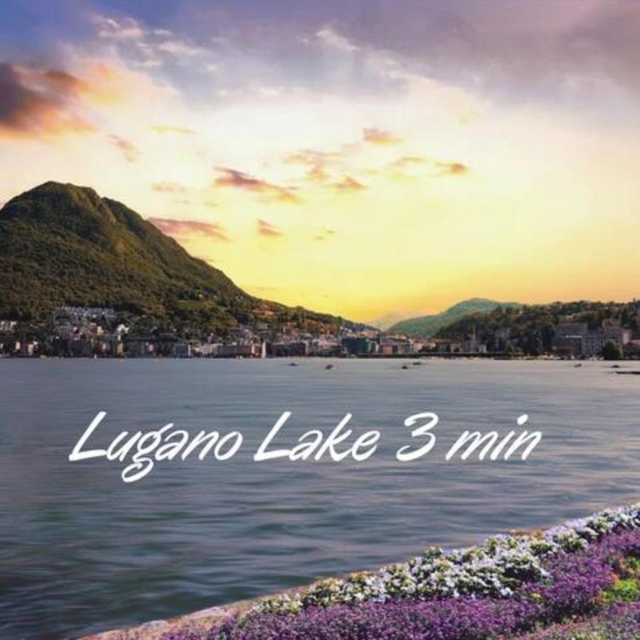 Duplex Loft In Lugano Center With Garden, Wi-Fi -By Easylife Swiss Apartment Luaran gambar